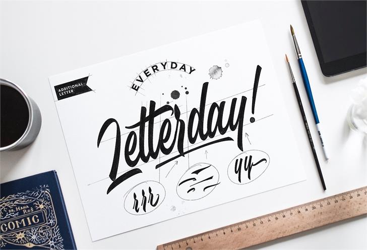 Juvenile personal use font插图2