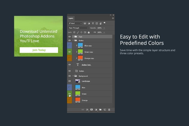 17个多用途AdSense尺寸兼容素材库精选广告模板素材 Multipurpose Vibrant Overlay Ad Set插图(2)