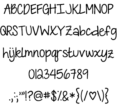 KG Love is LOVE is love font插图3