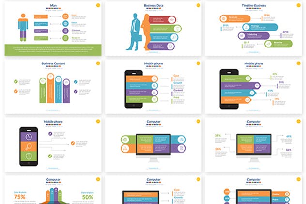 100,000+页面项目推介企业介绍PPT幻灯片模板合集v2 Powerpoint Presentation Template Update V.2插图(15)