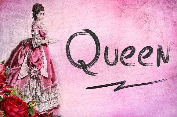 Opera Brush Font插图2