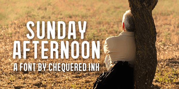 Sunday Afternoon font插图