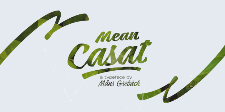 Mean Casat Font Family插图