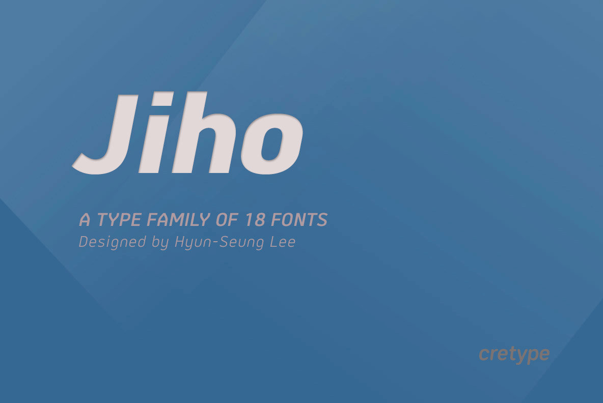 Jiho Font Family插图