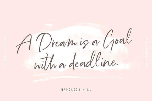 Smooth River Font插图2