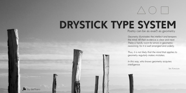 Drystick Geo Grotesk Font Family插图