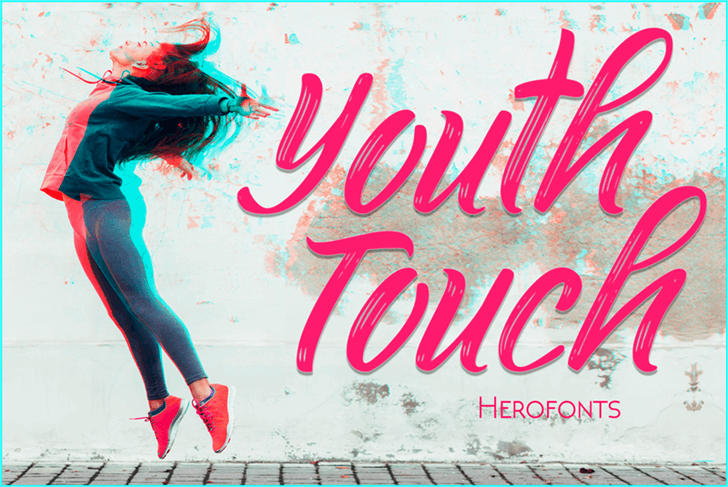 Youth Touch DEMO font插图2 Youth Touch DEMO font插图2