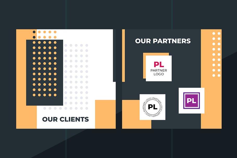 时尚Instagram社交故事简介拼图模板素材库精选插图(7)