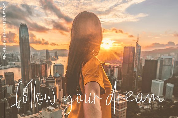 Peach blush Font插图2