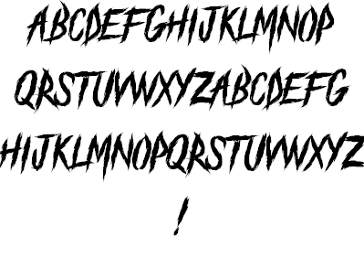 The Black Festival_DEMO font插图1