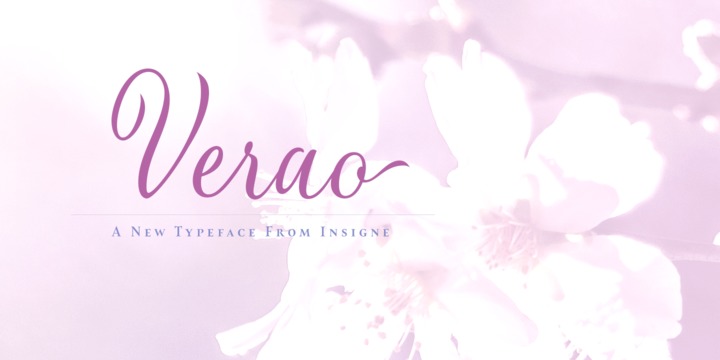 Verao Font Family插图