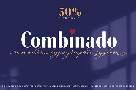 Combinado Font Family插图