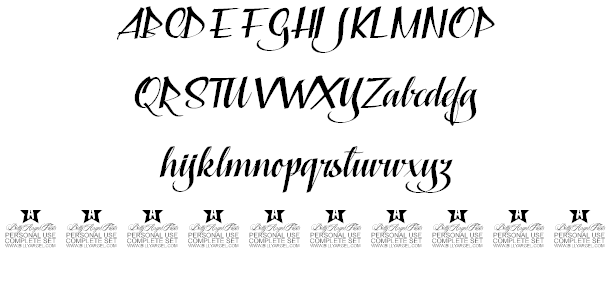 Capable of Loving Personal Use font插图2