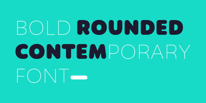 Mohr Rounded Font Family插图2