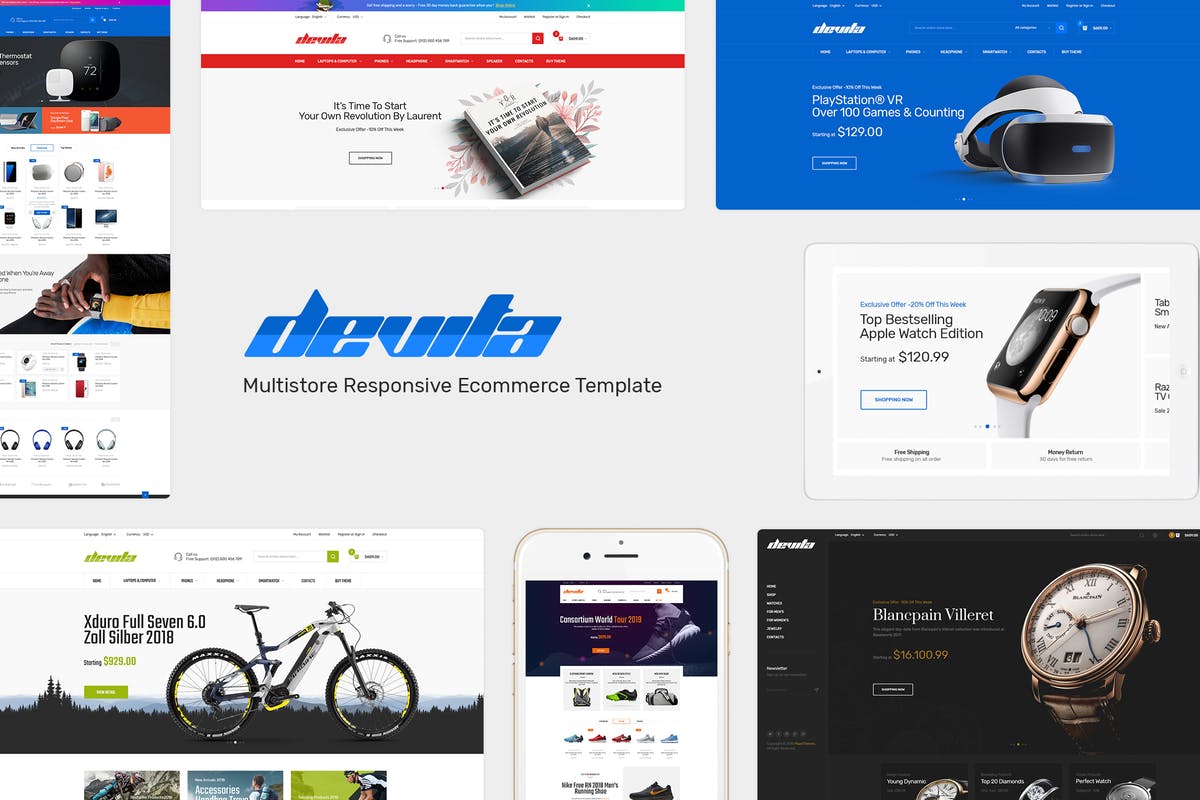 响应式多用途网上商城Prestashop主题模板素材库精选 Devita – Responsive PrestaShop Theme插图