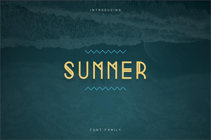 Summer Light font插图 Summer Light font插图
