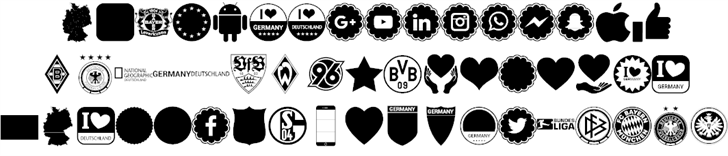 Font Color Germany font插图1