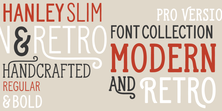 Hanley Pro Font Family插图3