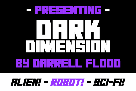 Dark Dimension font插图 Dark Dimension font插图