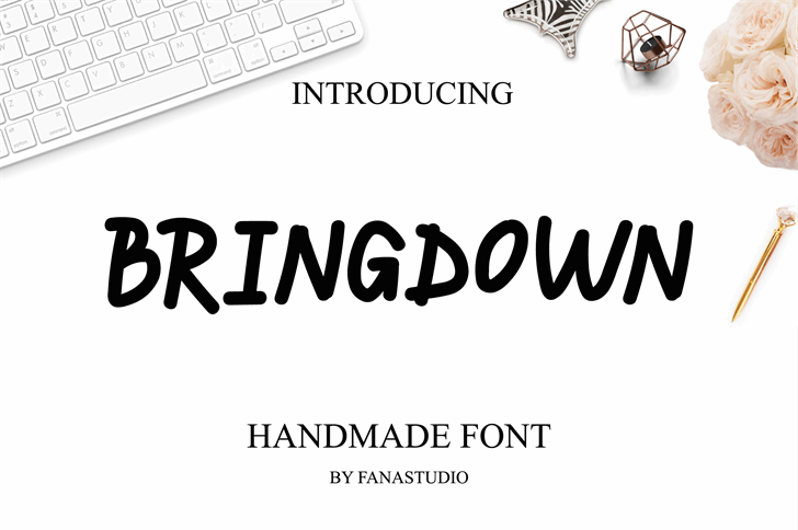 BRINGDOWN font插图 BRINGDOWN font插图
