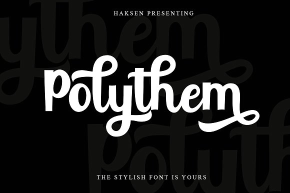 Polythem Bold Classy Font插图