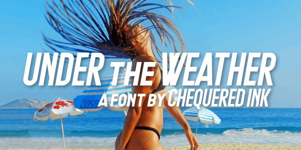 Under the Weather font插图 Under the Weather font插图