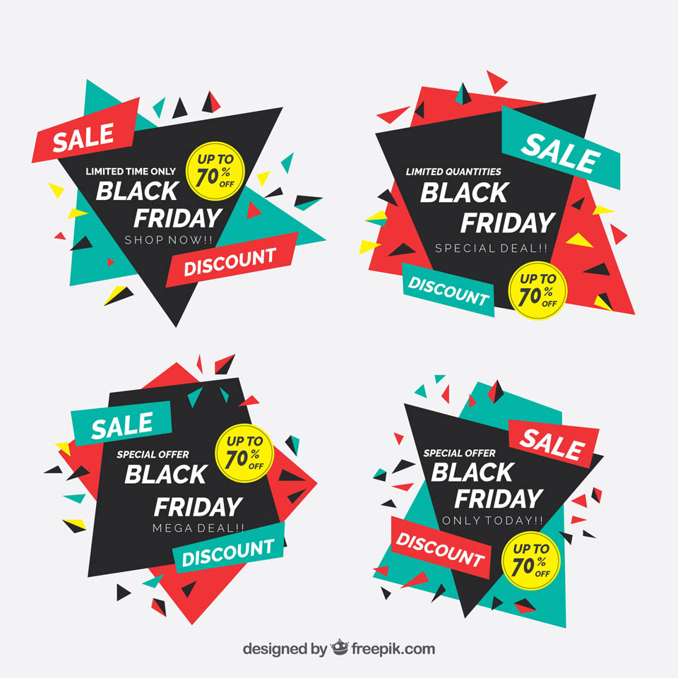 第四弹:30+黑色星期五促销广告物料素材 Black Friday Sales Graphics插图(33)