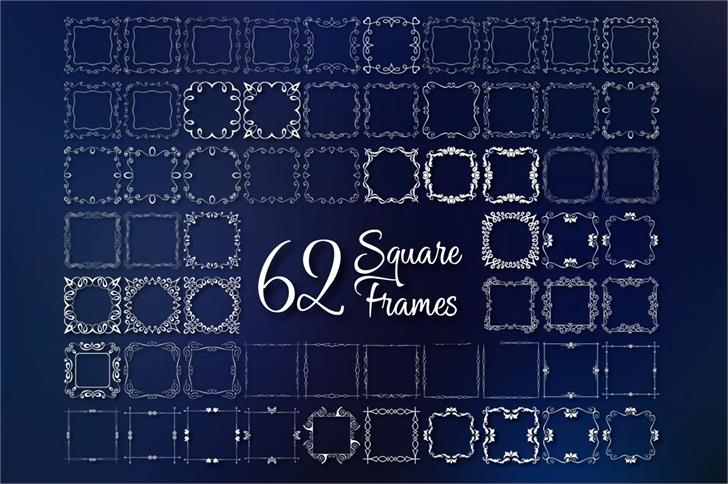 Square Frames font插图 Square Frames font插图