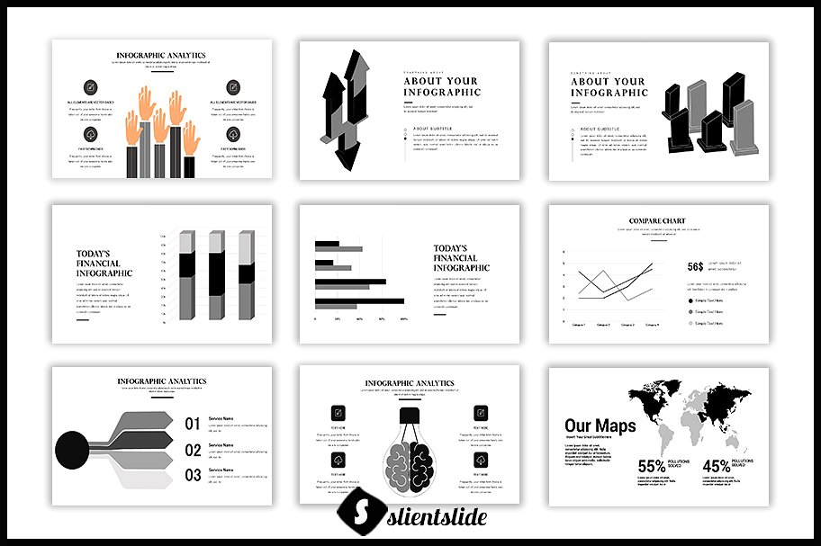 极简主义业务展示类幻灯片模板下载Lanja Multipurpose Presentation[key,pptx]插图(5)