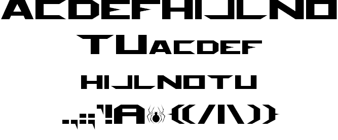 THE ONE font插图2 THE ONE font插图2