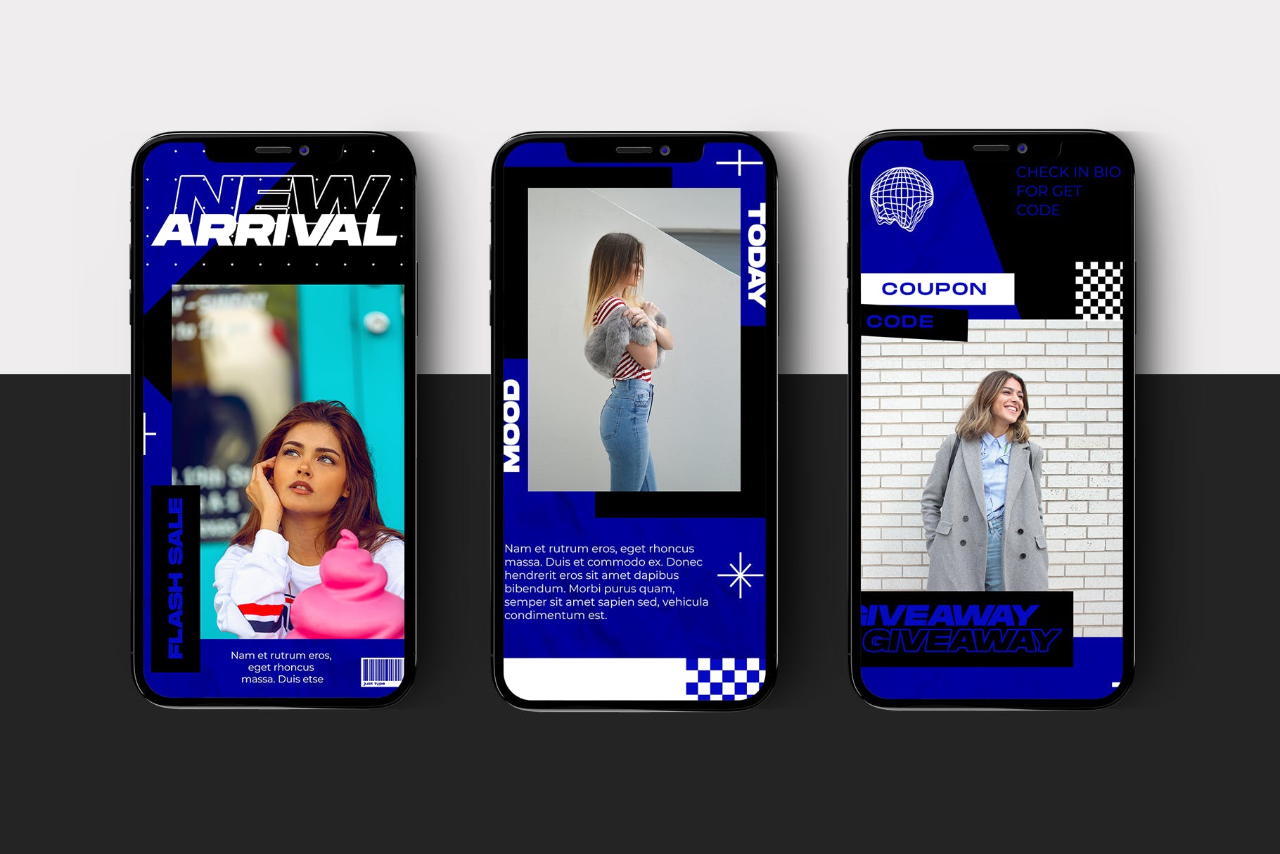 Instagram社交平台新品发布推广设计模板素材库精选 Instagram Story Template插图(2)