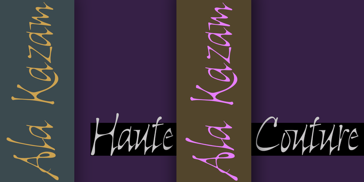 Ala Kazam Font插图4