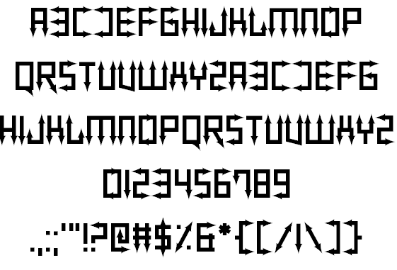 You've Gotta Point font插图1