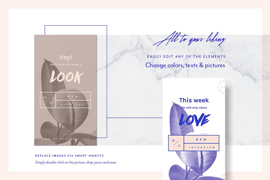 时尚大气Instagram故事贴图模板素材库精选 Instagram Stories • Alrún插图(4)