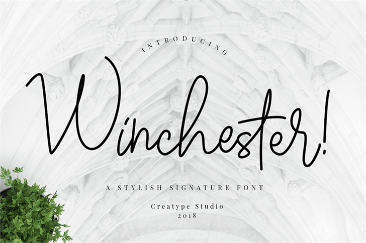 Winchester font插图 Winchester font插图