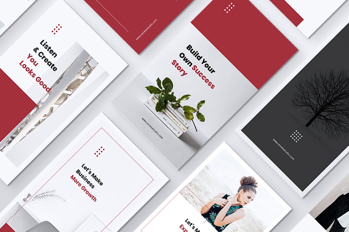 创意代理公司Instagram社交宣传推广设计素材包 ZENETA Creative Agency Instagram Stories插图(3)