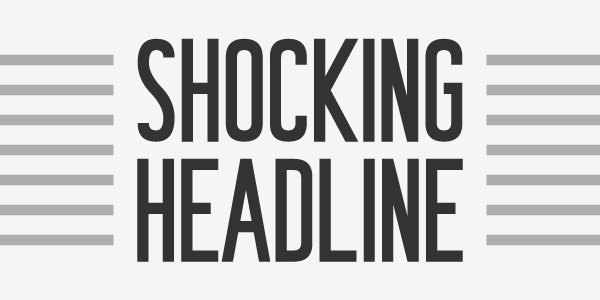 Shocking Headline font插图 Shocking Headline font插图
