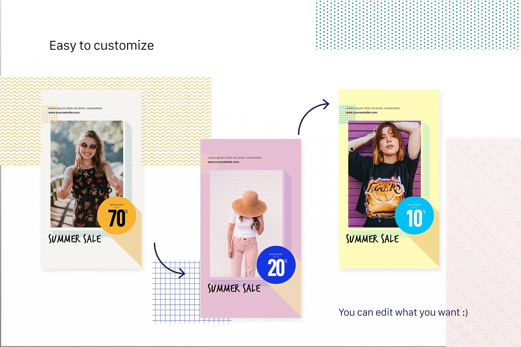 Instagram社交媒体故事贴图模板素材库精选套装 Instagram Stories Pack – POLA插图(9)
