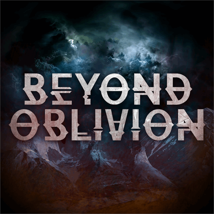 Beyond Oblivion Personal Use font插图2 Beyond Oblivion Personal Use font插图2