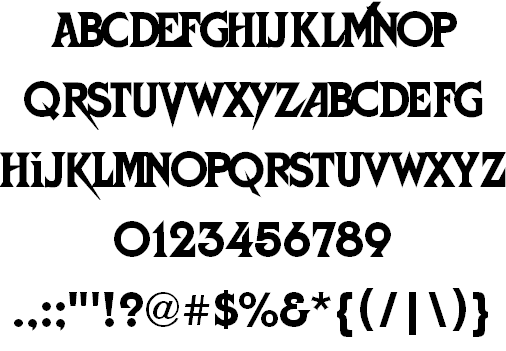 StrangersRetro font插图1