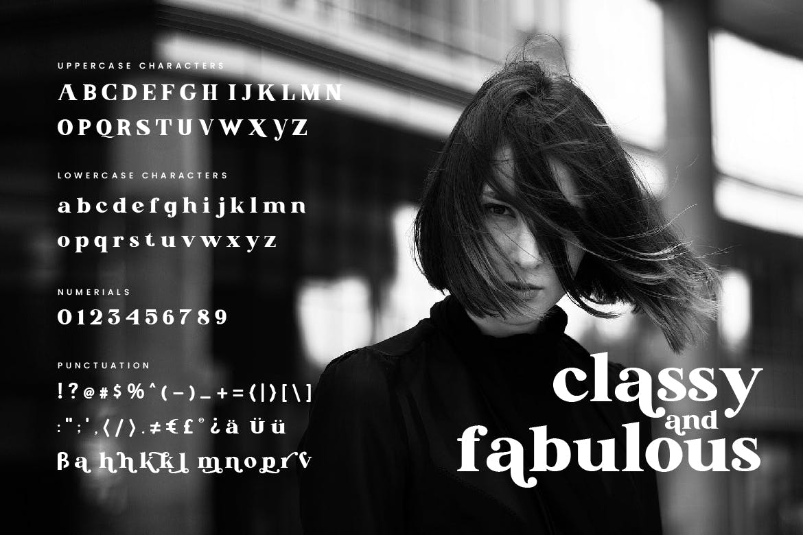 一款平面设计绝配的大胆优雅粗体衬线英文字体 Macloney – Bold Serif Font插图(1)