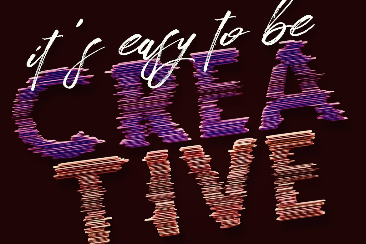 混沌分层彩色装饰字体 Chaos Layers Color Font插图(4)