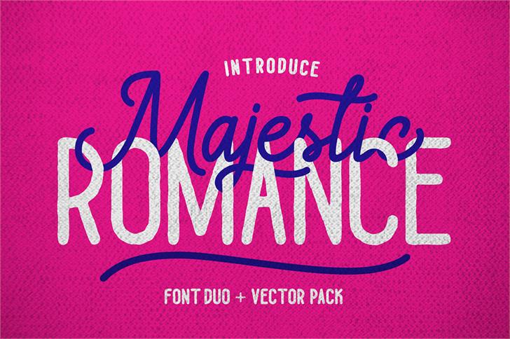 Majestic Romance font插图 Majestic Romance font插图