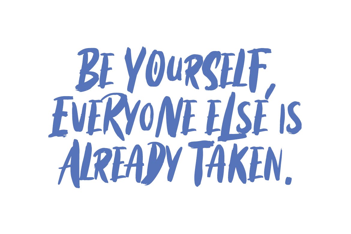 英文干笔刷画笔字体 Black Torch – Dry Brush Font插图(4)