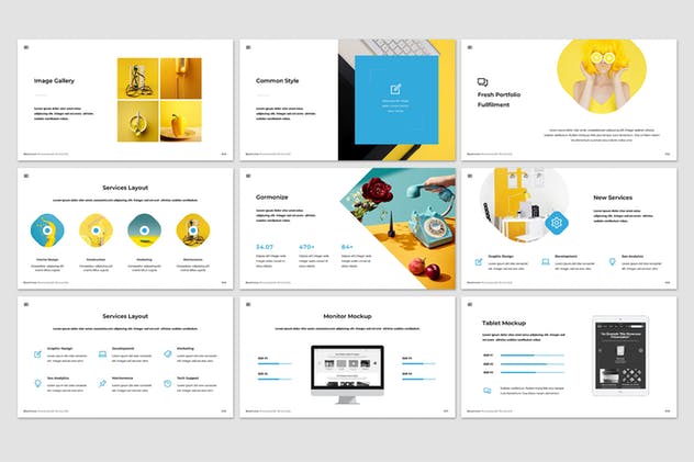 创新型服务企业介绍PPT幻灯片模板 Creative Powerpoint Presentation插图(2)