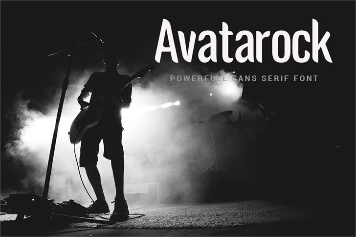 Avatarock font插图 Avatarock font插图