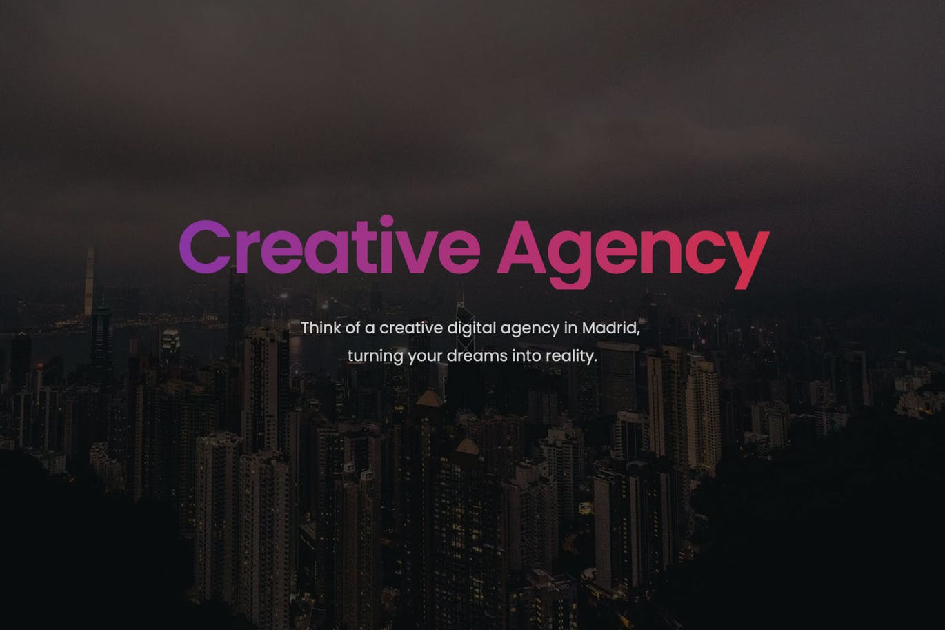 创意设计公司官网设计HTML模板素材库精选 Madrid – Creative Portfolio Template插图