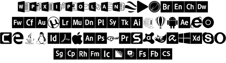 Font Logos Programs font插图1