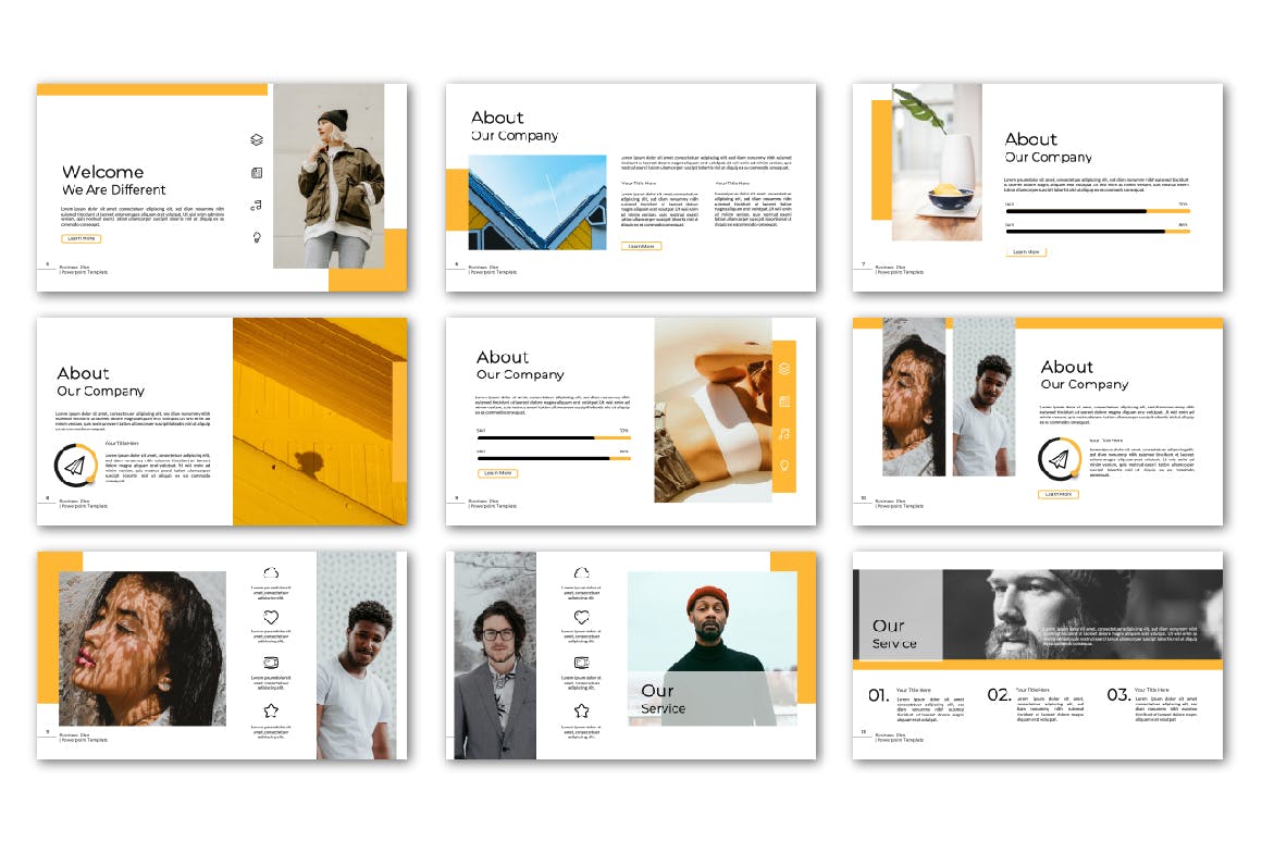 带有SWOT分析的商业计划书powerpoint幻灯片演示模板（pptx）插图(5)