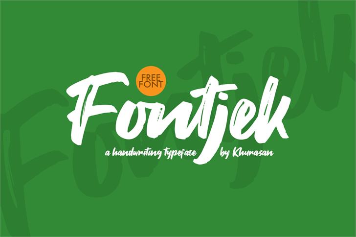 Fontjek font插图